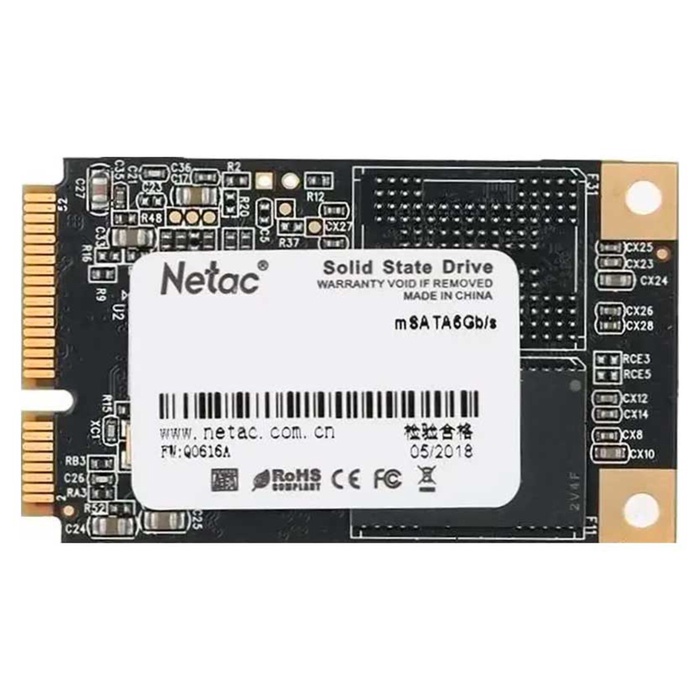 Накопитель SSD NETAC mSATA N5M 256 Гб SATA III NT01N5M-256G-M3X - фото 51690269