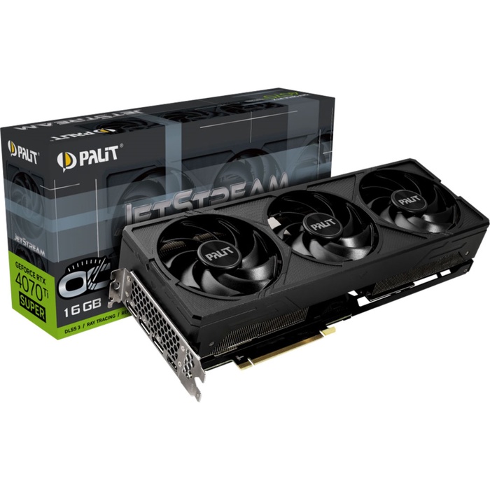 Видеокарта PALIT GeForce RTX 4070 Ti SUPER JETSTREAM OC 16GB (NED47TSS19T2-1043J) - фото 51690281