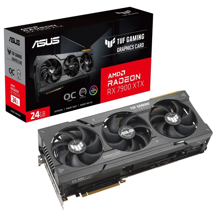 Видеокарта Asus PCI-E 4.0 TUF-RX7900XTX-O24G-GAMING AMD Radeon RX 7900XTX 24Gb 384bit GDDR6   108276 - фото 51691786