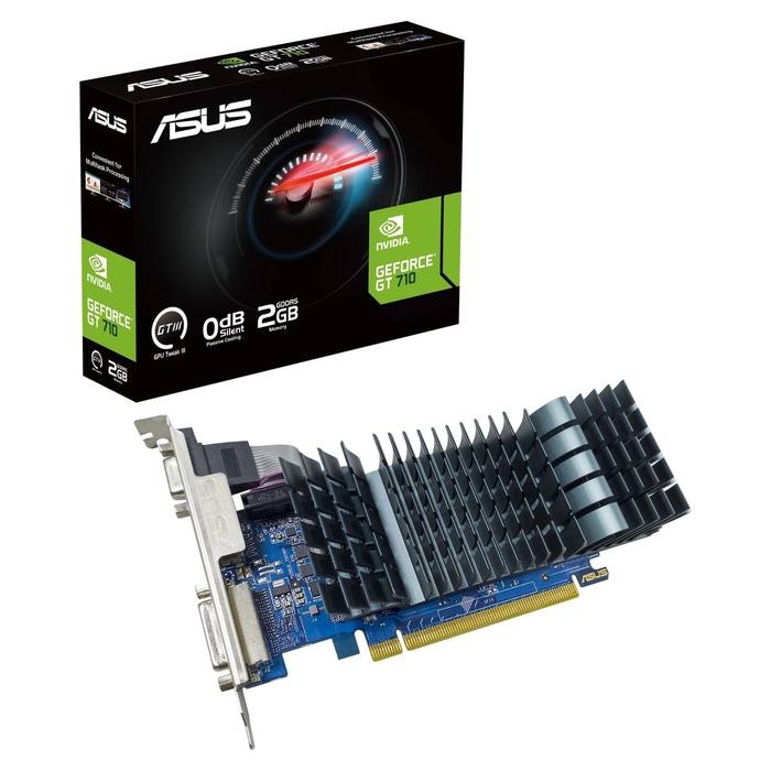 Видеокарта Asus PCI-E GT710-SL-2GD5-BRK-EVO NVIDIA GeForce GT 710 2Gb 64bit GDDR5 954/5012   1082765 - фото 51691790