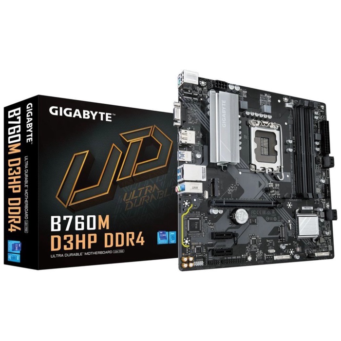 Материнская плата Gigabyte B760M D3HP DDR4 Soc-1700 Intel B760 4xDDR4 mATX AC`97 8ch(7.1) G   108276 - фото 51691886