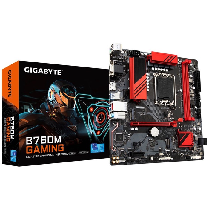 Материнская плата Gigabyte B760M GAMING Soc-1700 Intel B760 2xDDR5 mATX AC`97 8ch(7.1) 2.5G   108276 - фото 51691891