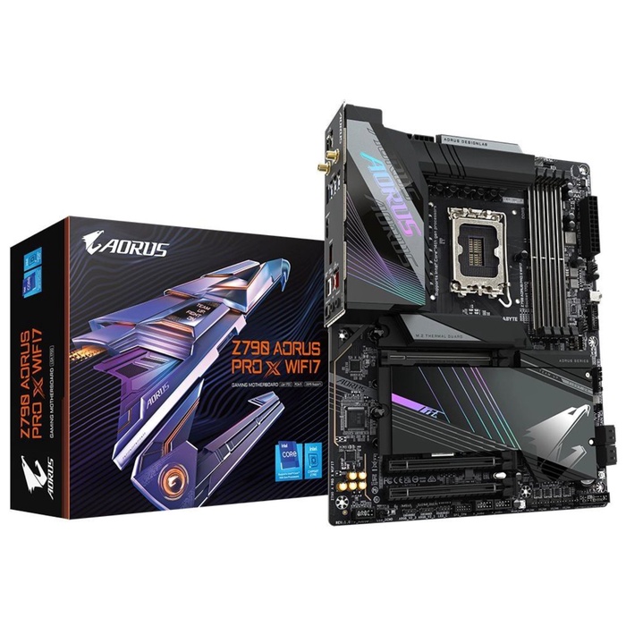 Материнская плата Gigabyte Z790 AORUS PRO X WIFI7 Soc-1700 Intel Z790 4xDDR5 ATX AC`97 8ch(   108276 - фото 51691907