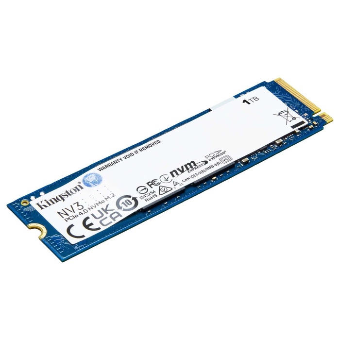 Накопитель SSD Kingston PCIe 4.0 x4 1TB SNV3S/1000G NV3 M.2 2280 - фото 51691927