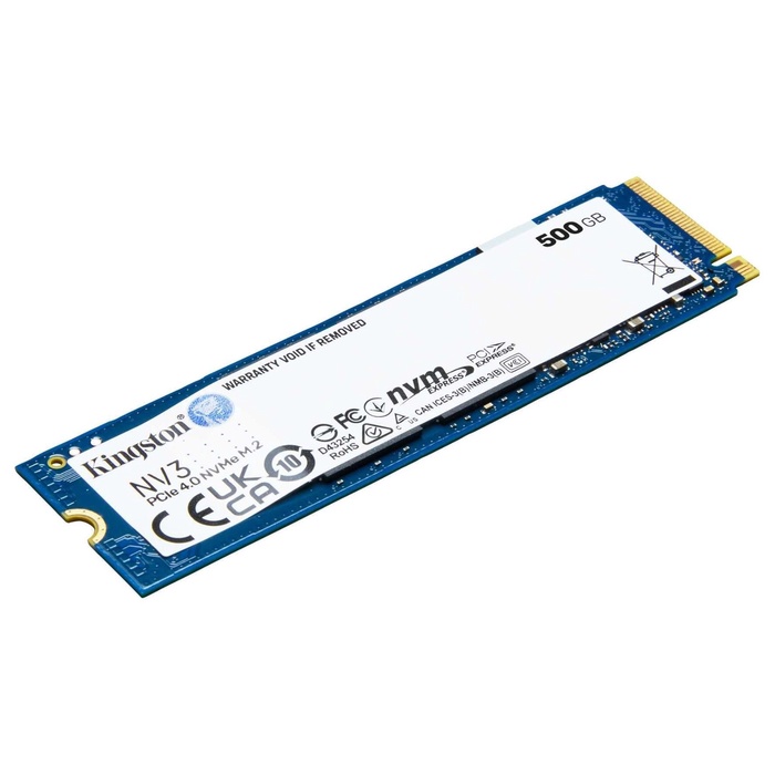 Накопитель SSD Kingston PCIe 4.0 x4 500GB SNV3S/500G NV3 M.2 2280 - фото 51691933