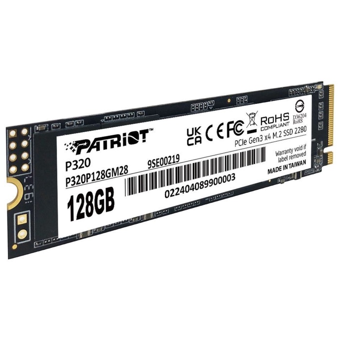 Накопитель SSD Patriot PCIe 3.0 x4 128GB P320P128GM28 P320 M.2 2280 - фото 51691937