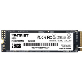 Накопитель SSD Patriot PCIe 3.0 x4 256GB P320P256GM28 P320 M.2 2280