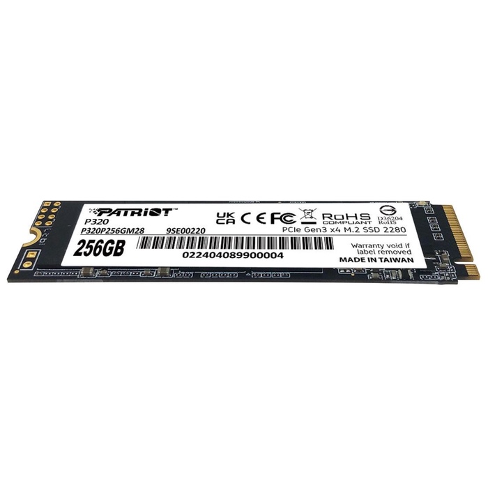 Накопитель SSD Patriot PCIe 3.0 x4 256GB P320P256GM28 P320 M.2 2280 - фото 51691940