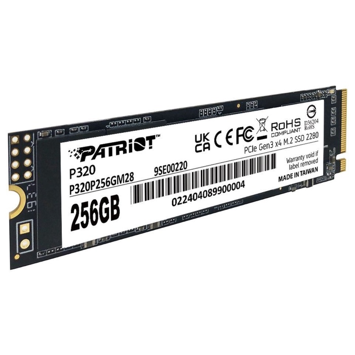 Накопитель SSD Patriot PCIe 3.0 x4 256GB P320P256GM28 P320 M.2 2280 - фото 51691941