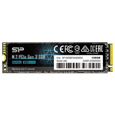 Накопитель SSD Silicon Power PCIe 3.0 x4 128GB SP128GBP34A60M28 M-Series M.2 2280