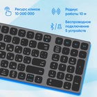 Клавиатура Оклик K767W серый/черный USB беспроводная BT/Radio slim Multimedia (2002135) - фото 51692612 Клавиатура Оклик K767W серый/черный USB беспроводная BT/Radio slim Multimedia (2002135) - фото 51692612