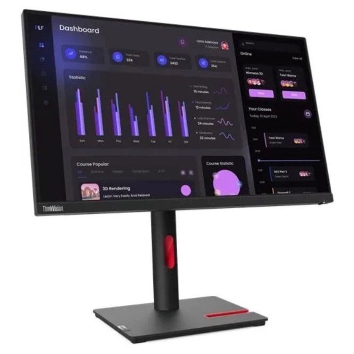 Монитор Lenovo 23.8" ThinkVision T24i-30 черный IPS LED 4ms 16:9 HDMI матовая HAS Piv 250cd   108279 - фото 51692921