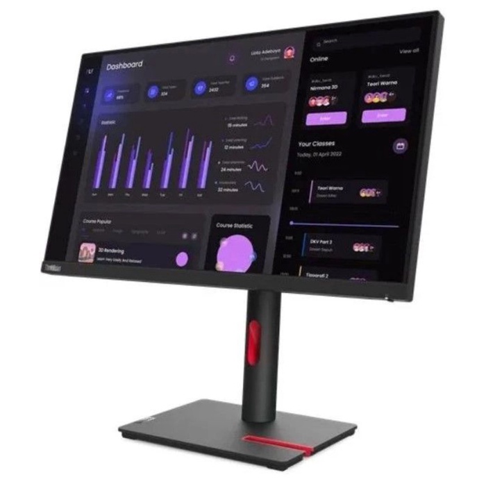 Монитор Lenovo 23.8" ThinkVision T24i-30 черный IPS LED 4ms 16:9 HDMI матовая HAS Piv 250cd   108279 - фото 51692922