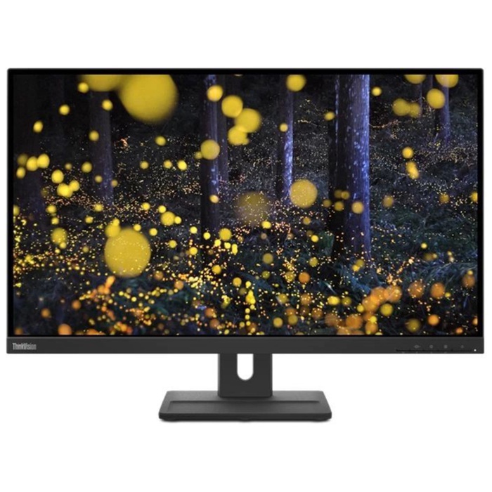 Монитор Lenovo 27" ThinkVision E27q-20 черный IPS LED 4ms 16:9 HDMI M/M матовая HAS Piv 100   108279 - Фото 1