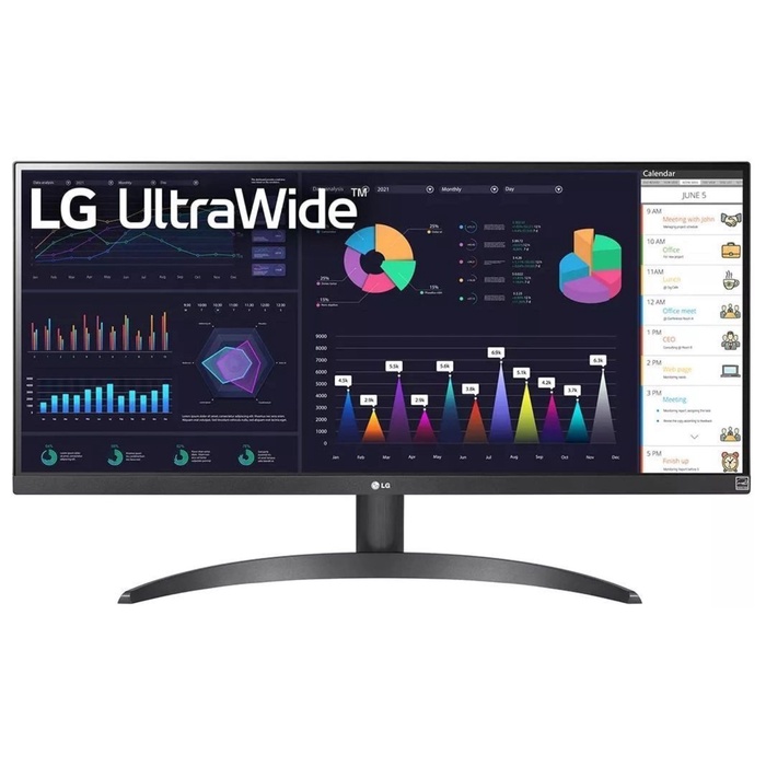 Монитор LG 29" UltraWide 29WQ500-B черный IPS LED 21:9 HDMI матовая 1000:1 250cd 178гр/178г   108279 - Фото 1