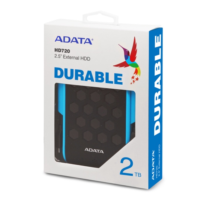 Жесткий диск A-Data USB 3.0 2TB AHD720-2TU31-CBL HD720 DashDrive Durable 2.5" синий - фото 51693041