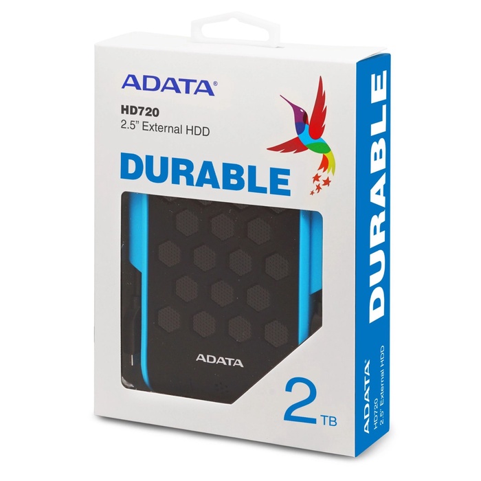 Жесткий диск A-Data USB 3.0 2TB AHD720-2TU31-CBL HD720 DashDrive Durable 2.5" синий - фото 51693044