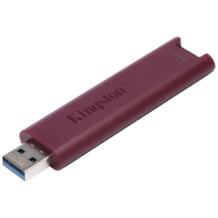 Флешка Kingston 512GB DataTraveler Max DTMAXA/512GB USB3.2 черный/бордовый - фото 51693105