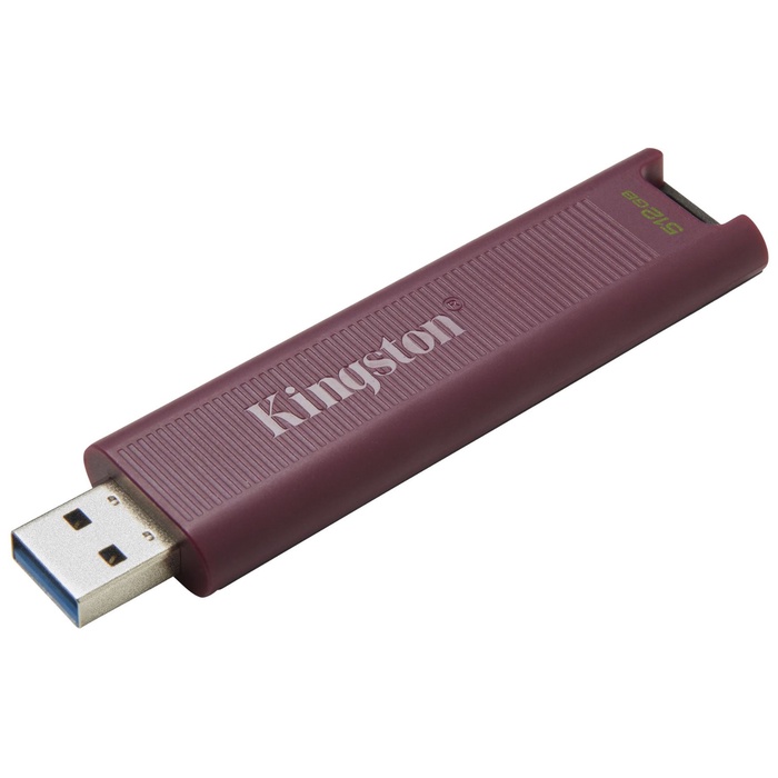 Флешка Kingston 512GB DataTraveler Max DTMAXA/512GB USB3.2 черный/бордовый - фото 51693106