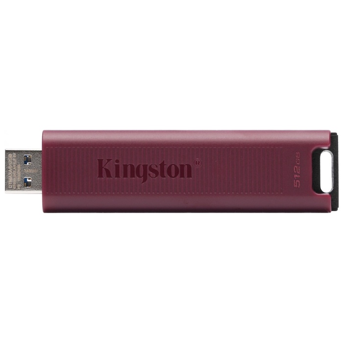 Флешка Kingston 512GB DataTraveler Max DTMAXA/512GB USB3.2 черный/бордовый - фото 51693109