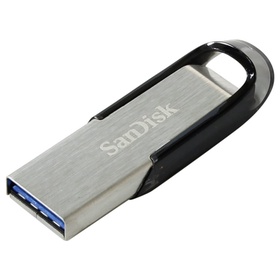 Флешка Sandisk 128GB Cruzer Ultra Flair SDCZ73-128G-G46 USB3.0 серебристый/черный