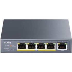 Коммутатор Cudy GS1005P (L2) 5x1Гбит/с 5PoE 60W неуправляемый