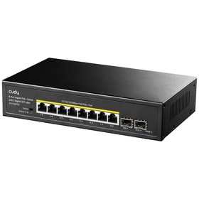 Коммутатор Cudy GS1008PS2 (L2) 8x1Гбит/с 2SFP 8PoE+ 120W неуправляемый