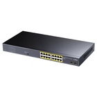 Коммутатор Cudy GS1020PS2 (L2) 16x1Гбит/с 2SFP 16PoE+ 200W неуправляемый - фото 51693127