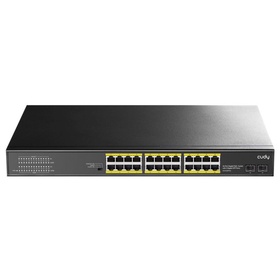 Коммутатор Cudy GS1028PS2 (L2) 24x1Гбит/с 2SFP 24PoE+ 300W неуправляемый