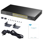 Коммутатор Cudy GS1028PS2 (L2) 24x1Гбит/с 2SFP 24PoE+ 300W неуправляемый - фото 51693131 Коммутатор Cudy GS1028PS2 (L2) 24x1Гбит/с 2SFP 24PoE+ 300W неуправляемый - фото 51693131