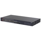 Коммутатор Dahua DH-CS4226-24ET-375, L2, 24×1 ГБит/с, 2xКомбо (1000BASE-T/SFP), 2SFP, 24PoE, 400 Вт - Фото 1