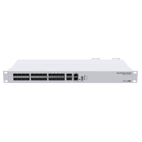 Коммутатор MikroTik CRS326-24S+2Q+RM (L3) 1x100Мбит/с 24SFP+ 2xQSFP+ управляемый
