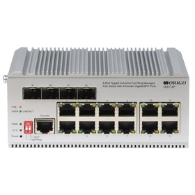 Коммутатор Origo OI3112P OI3112P/185W/A1A (L2) 8x1Гбит/с 4xКомбо(1000BASE-T/SFP) 4SFP 8PoE+   108280