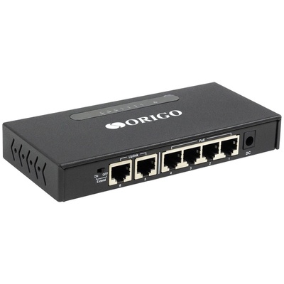 Коммутатор Origo OS1206P/60W OS1206P/60W/A1A (L2) 6x100Мбит/с 4PoE 4PoE+ 100W неуправляемый   108280