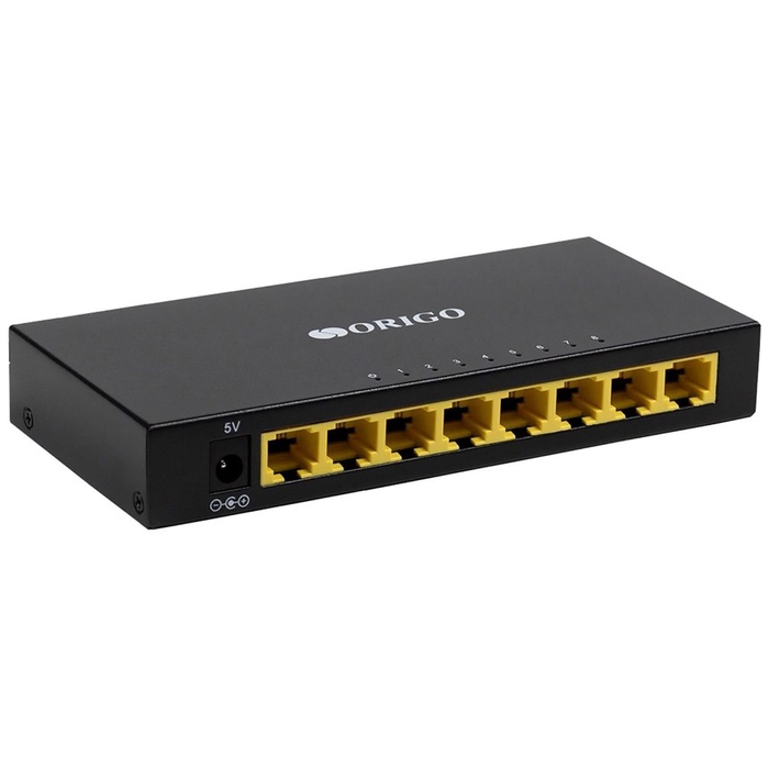 Коммутатор Origo OS1208 OS1208/A1A 8×100Мбит/с, неуправляемый - Фото 1