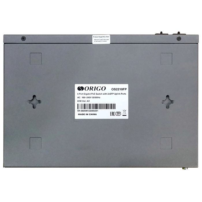 Коммутатор Origo OS2210FP/120W OS2210FP/120W/A1A (L2) 8x1Гбит/с 2SFP 8PoE+ 120W неуправляем   108280 - фото 51693275