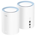 Бесшовный Mesh роутер Cudy M1200(2-Pack) AC1200 10/100BASE-TX белый (упак.:2шт) - фото 51693317 Бесшовный Mesh роутер Cudy M1200(2-Pack) AC1200 10/100BASE-TX белый (упак.:2шт) - фото 51693317