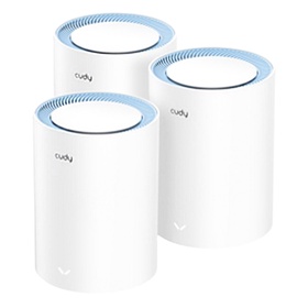 Бесшовный Mesh роутер Cudy M1200(3-Pack) AC1200 10/100BASE-TX белый (упак.:3шт)