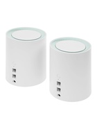 Бесшовный Mesh роутер Cudy, M1300, 2-Pack, AC1200 10/100/1000BASE-TX, белый, 2 шт. - фото 51924983