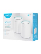 Бесшовный Mesh роутер Cudy, M1300, 2-Pack, AC1200 10/100/1000BASE-TX, белый, 2 шт. - фото 51924987