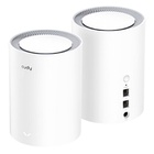 Бесшовный Mesh роутер Cudy M1800(2-Pack) AX1800 10/100/1000BASE-TX белый (упак.:2шт) - фото 51693327 Бесшовный Mesh роутер Cudy M1800(2-Pack) AX1800 10/100/1000BASE-TX белый (упак.:2шт) - фото 51693327