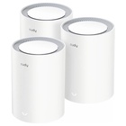 Бесшовный Mesh роутер Cudy M1800(3-Pack) AX1800 10/100/1000BASE-TX белый (упак.:3шт) - фото 51693329 Бесшовный Mesh роутер Cudy M1800(3-Pack) AX1800 10/100/1000BASE-TX белый (упак.:3шт) - фото 51693329