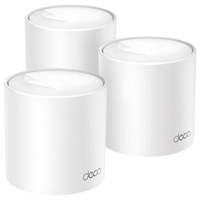 Бесшовный Mesh роутер TP-Link Deco X1500 (DECO X1500(3-PACK)) AX1500 10/100/1000BASE-TX бел   108280