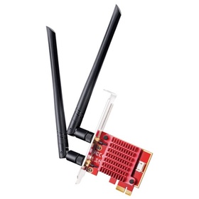 Сетевой адаптер Wi-Fi + Bluetooth Cudy WE3000S АХ5400 PCI Express (ант.внеш.съем) 2ант.