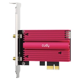 Сетевой адаптер Wi-Fi + Bluetooth Cudy WE4000 АХ5400 PCI Express (ант.внеш.съем) 1ант.