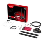 Сетевой адаптер Wi-Fi + Bluetooth Cudy WE4000 АХ5400 PCI Express (ант.внеш.съем) 1ант. - фото 51693417 Сетевой адаптер Wi-Fi + Bluetooth Cudy WE4000 АХ5400 PCI Express (ант.внеш.съем) 1ант. - фото 51693417