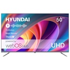 Телевизор LED Hyundai 50" H-LED50BU7100 WebOS Frameless Metal серый 4K Ultra HD 60Hz MEMC D   108281 - фото 51693530