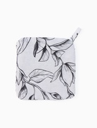 Прихватки 2 шт. «Доляна» Plant leaves: варежка 20×27 см, прихватка 19×19 см, 100% хлопок, 250 г/м² - Фото 6
