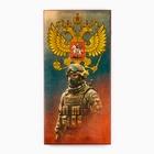 Нарды деревянные большие с шашками, настольная игра "Солдат", 60 х 60 см - Фото 1