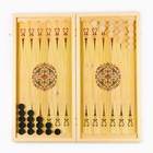 Нарды деревянные большие с шашками, настольная игра "Солдат", 60 х 60 см - Фото 2